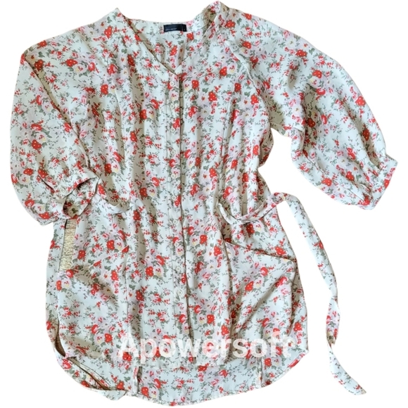 Vero Moda Cottagecore Flower Print Top , Sz Small - Picture 1 of 5